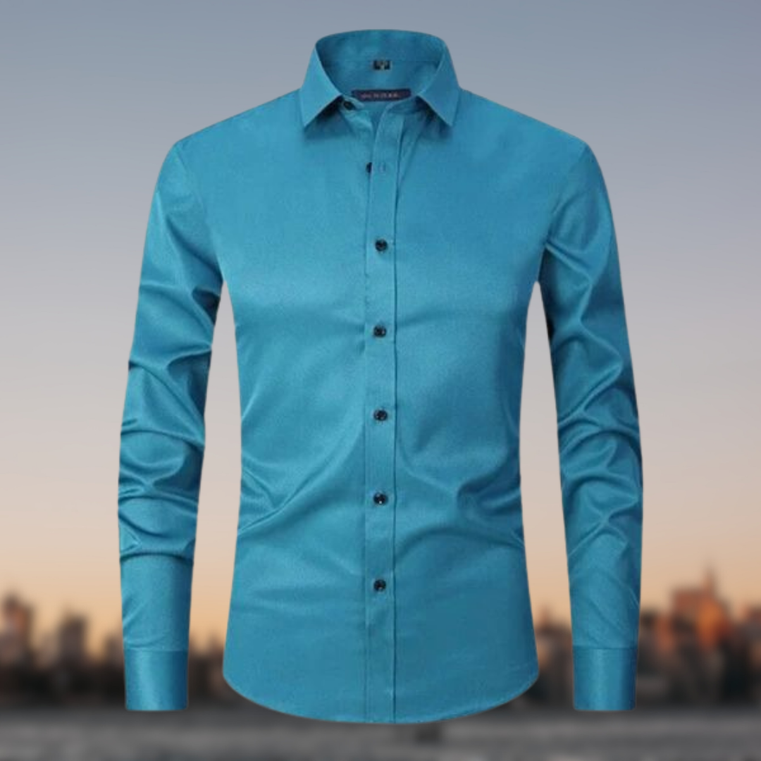 Men's Slim Fit Button-Down Shirt