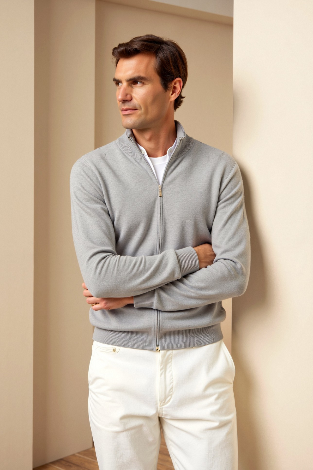 Men's Slim-Fit Elegant Cardigan