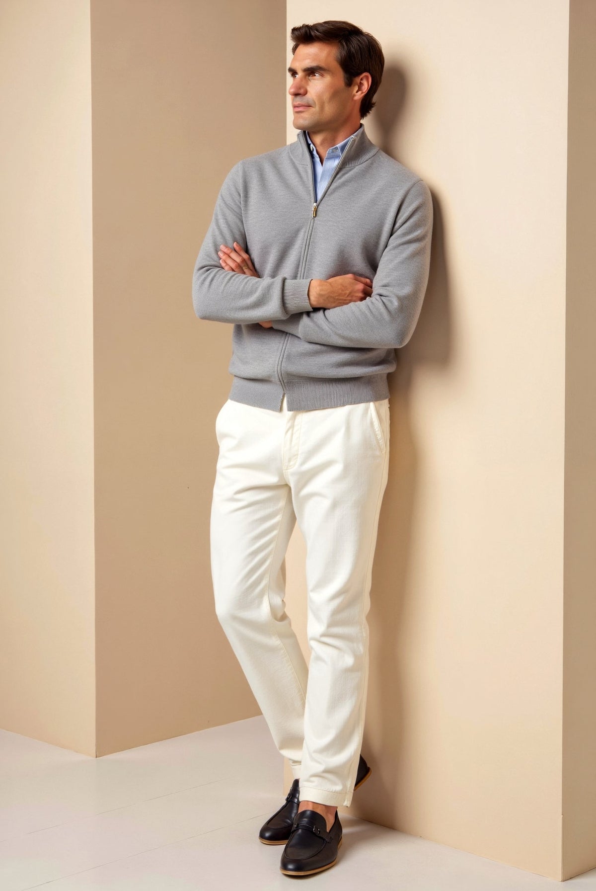 Men's Slim-Fit Elegant Cardigan