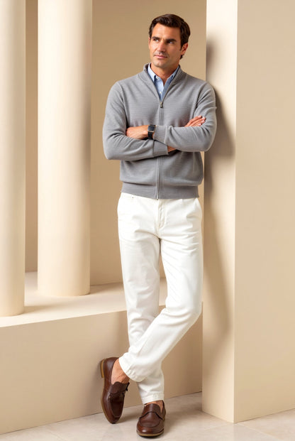 Men's Slim-Fit Elegant Cardigan