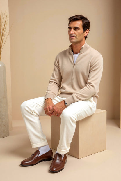 Men's Slim-Fit Elegant Cardigan