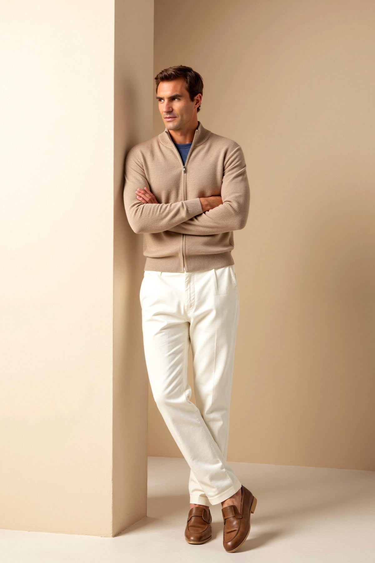 Men's Slim-Fit Elegant Cardigan