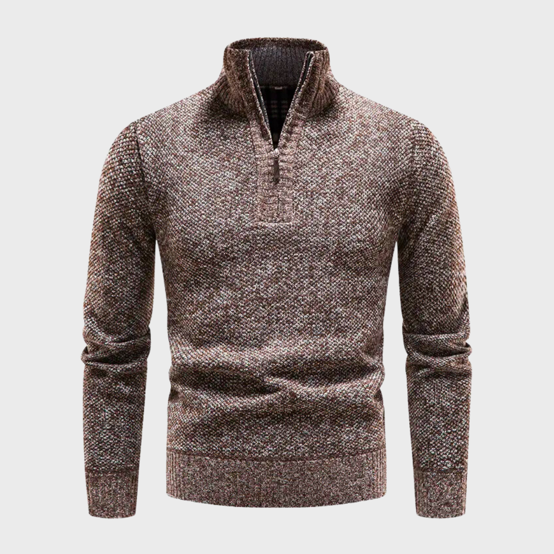 Men's Slim Fit Fleece Sweater for Casual Everyday Wear