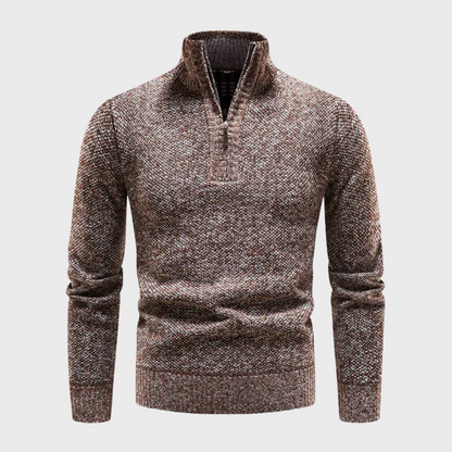 Men's Slim Fit Fleece Sweater for Casual Everyday Wear