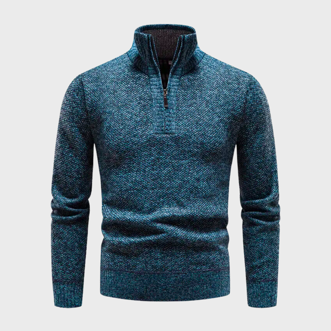 Men's Slim Fit Fleece Sweater for Casual Everyday Wear