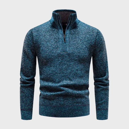 Men's Slim Fit Fleece Sweater for Casual Everyday Wear