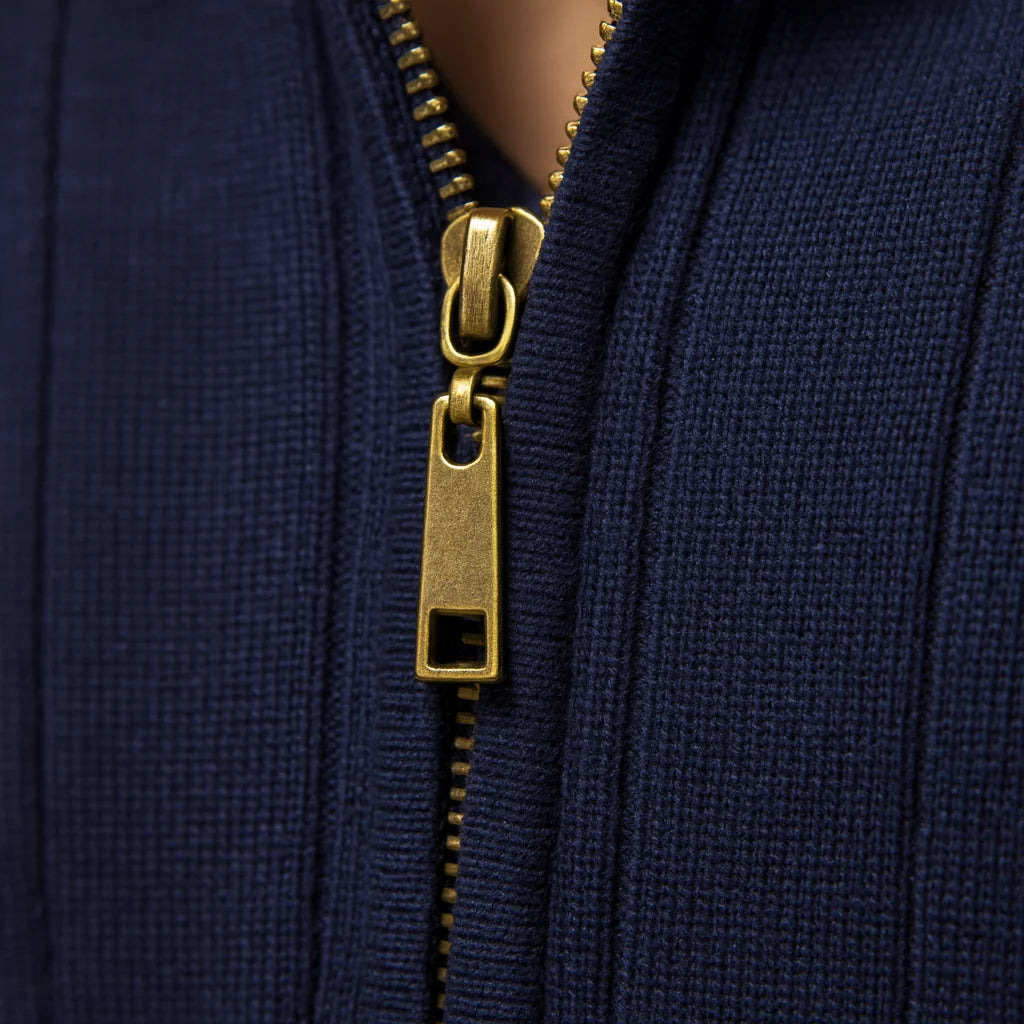 Men's Slim Fit Half-Zip Knit Sweater