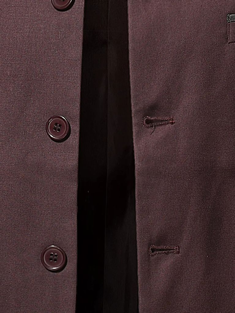 Men's Slim Fit Jacket with Stand-Up Collar