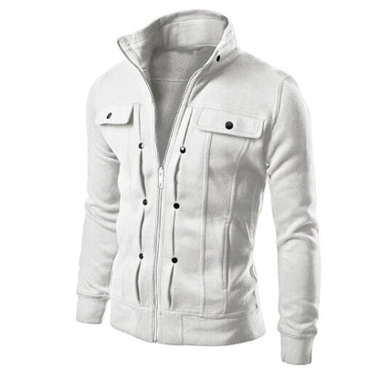 Men's Slim Fit Jacket with Zipper