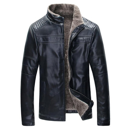Men's Slim Fit Leather Jacket Wild West Style