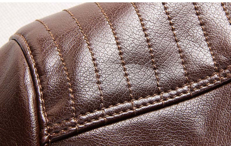 Men's Slim Fit Leather Jacket Wild West Style