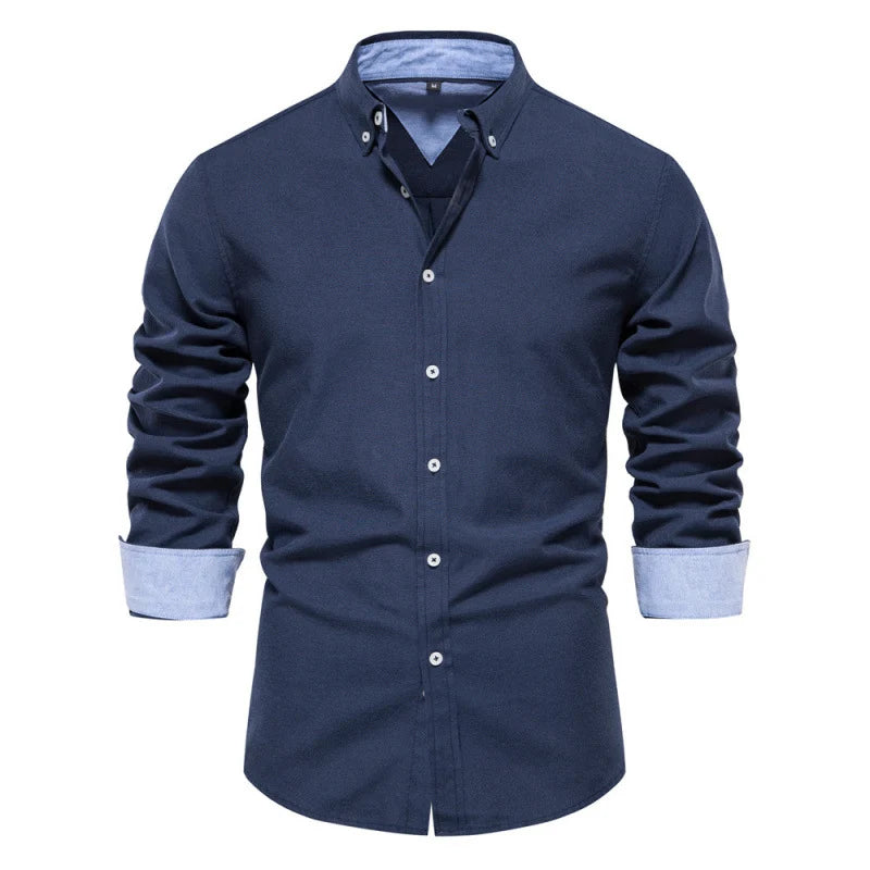 Men's Slim Fit Modern Dress Shirt