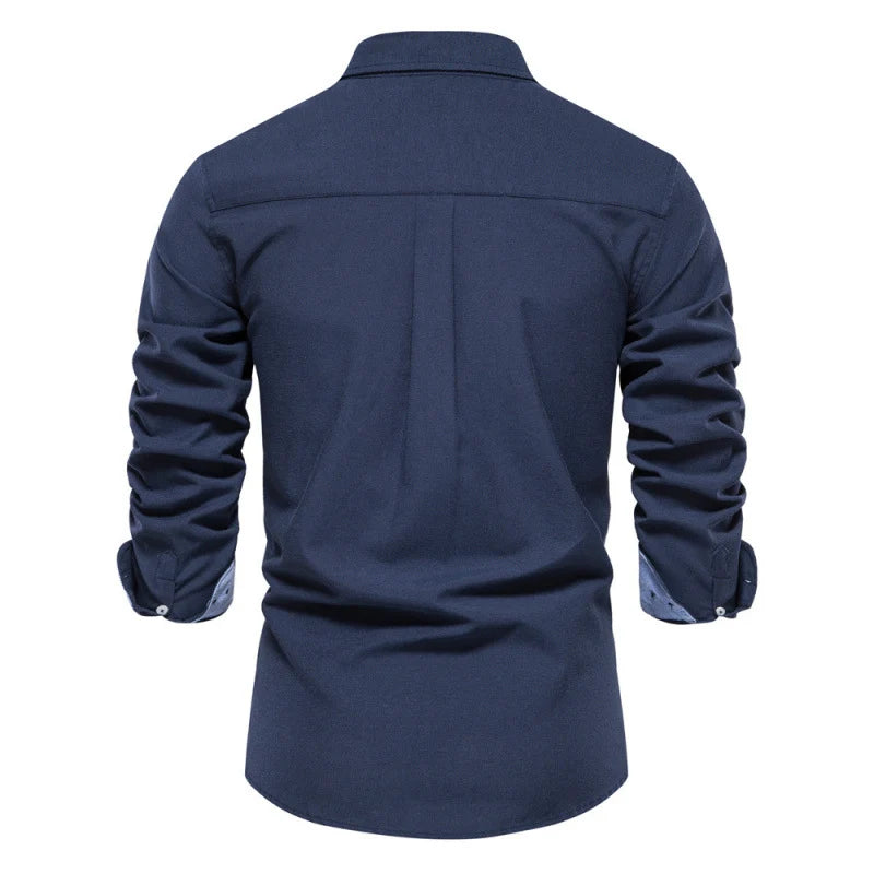 Men's Slim Fit Modern Dress Shirt