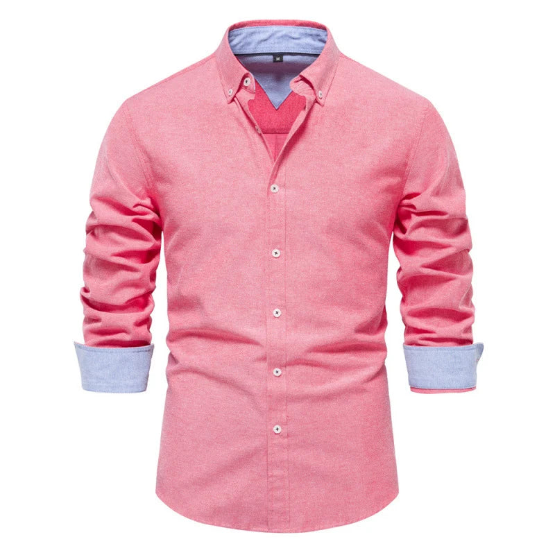 Men's Slim Fit Modern Dress Shirt