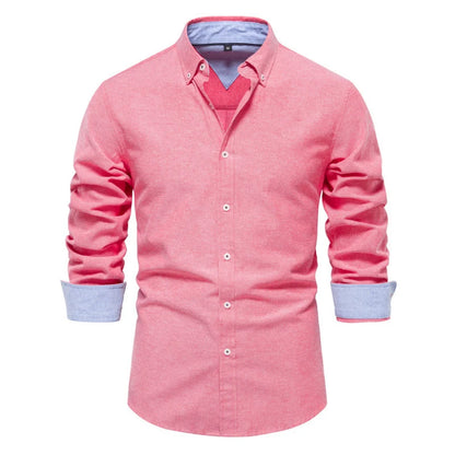Men's Slim Fit Modern Dress Shirt