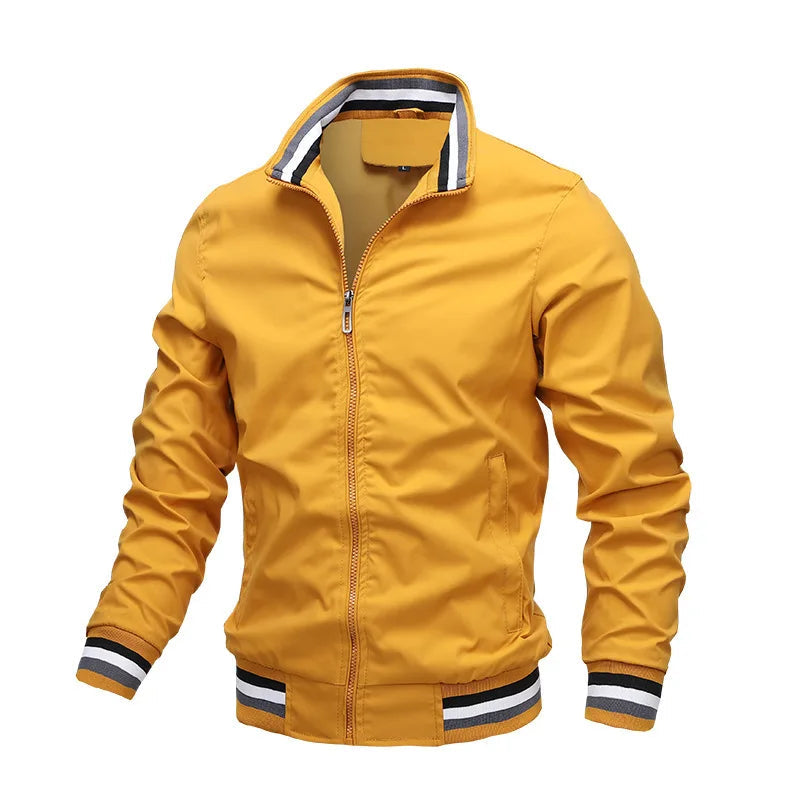 Men's Slim Fit Modern Jacket for Casual and Professional Wear