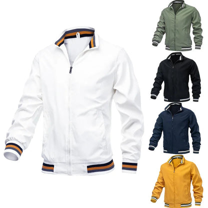Men's Slim Fit Modern Jacket for Casual and Professional Wear