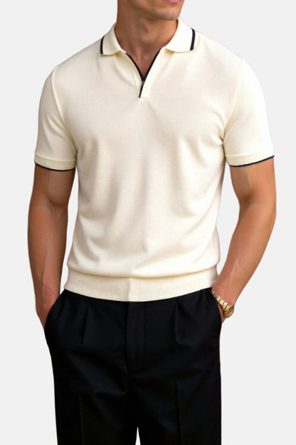 Men's Slim Fit Polo Shirt for Casual Wear