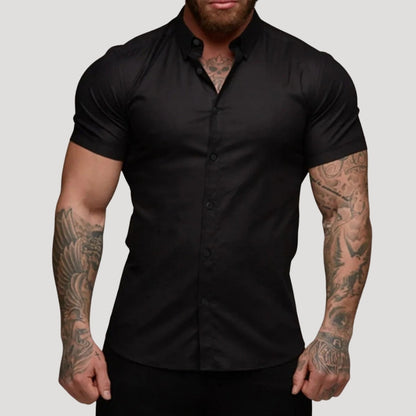 Men's Slim Fit Short Sleeve Shirt