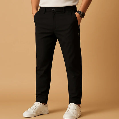 Men's Slim-Fit Sports Pants with Moisture Management