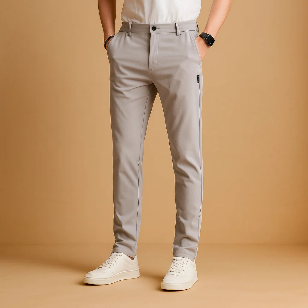 Men's Slim-Fit Sports Pants with Moisture Management
