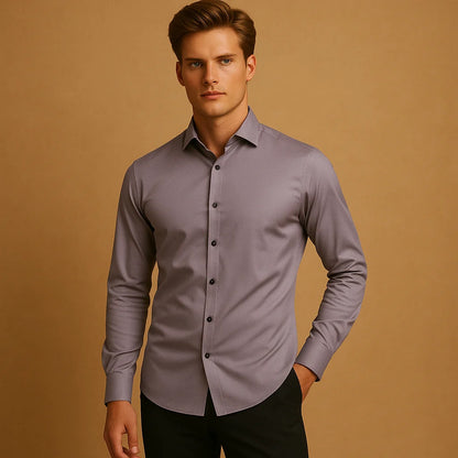 Men's Slim Fit Stretch Dress Shirt
