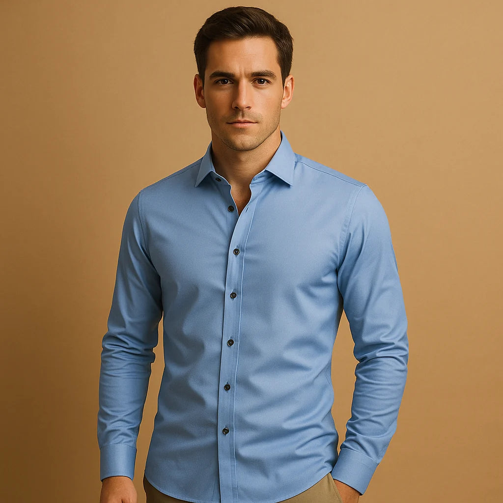 Men's Slim Fit Stretch Dress Shirt
