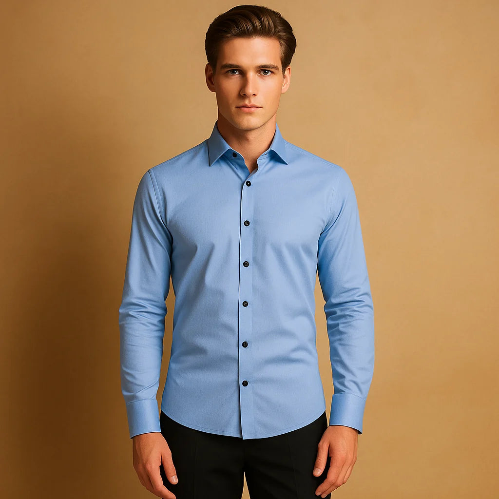 Men's Slim Fit Stretch Dress Shirt