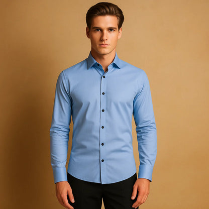 Men's Slim Fit Stretch Dress Shirt