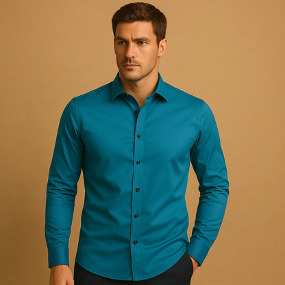 Men's Slim Fit Stretch Dress Shirt