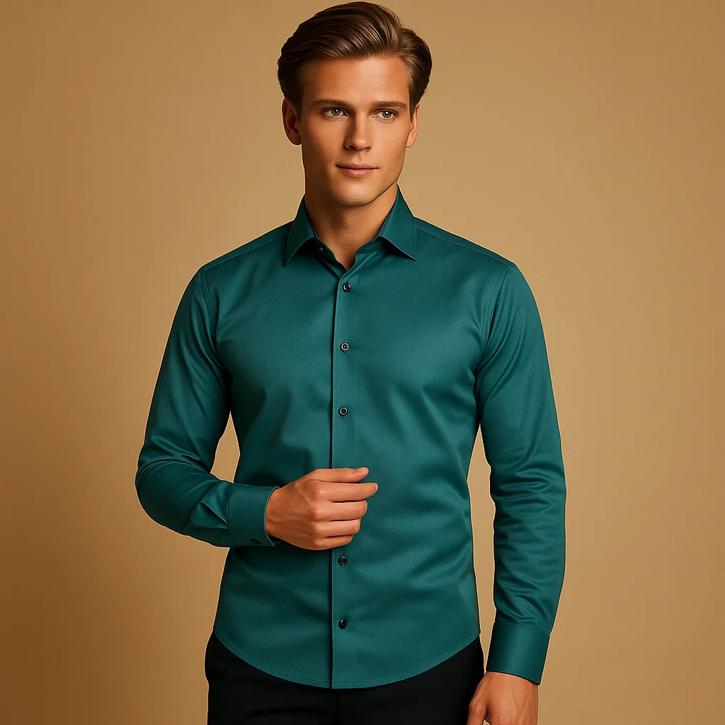 Men's Slim Fit Stretch Dress Shirt
