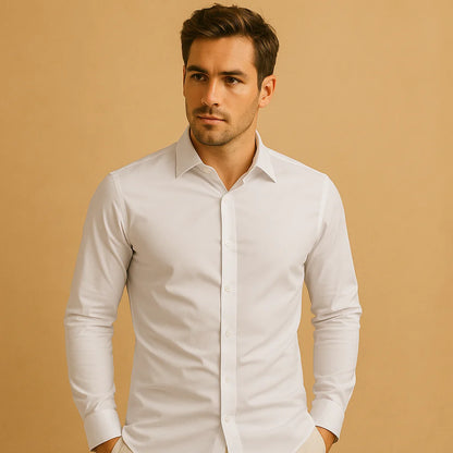 Men's Slim Fit Turndown Collar Shirt