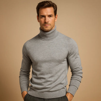 Men's Slim Fit Turtleneck Sweater