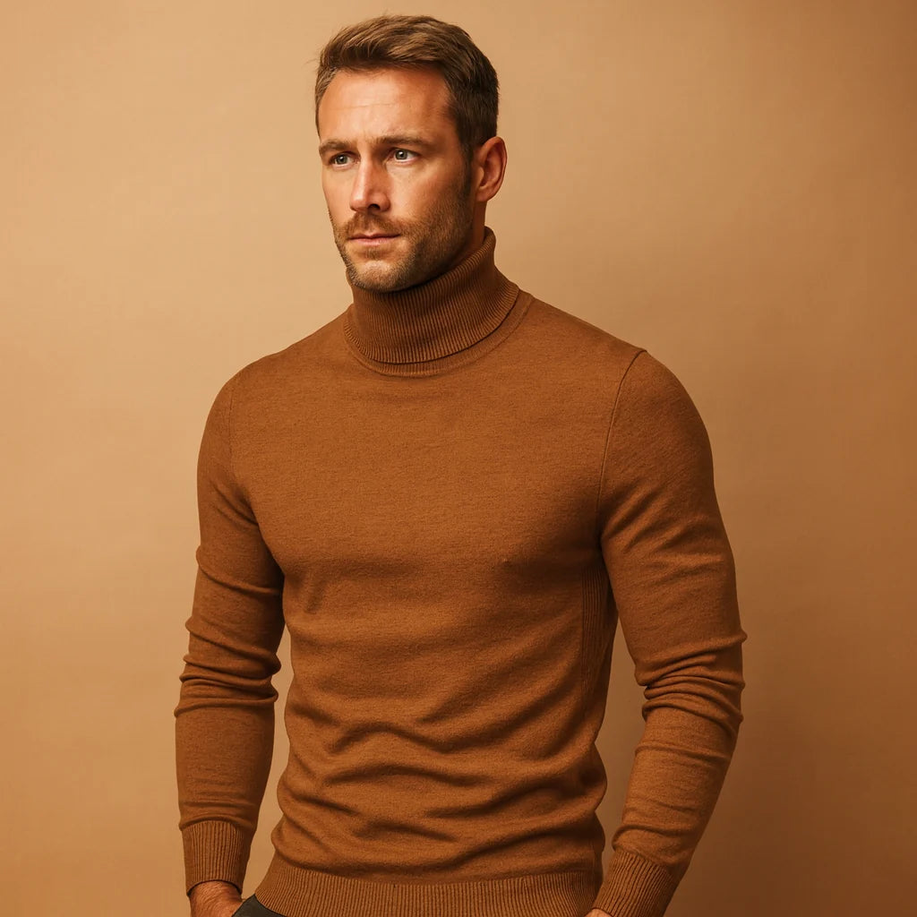 Men's Slim Fit Turtleneck Sweater