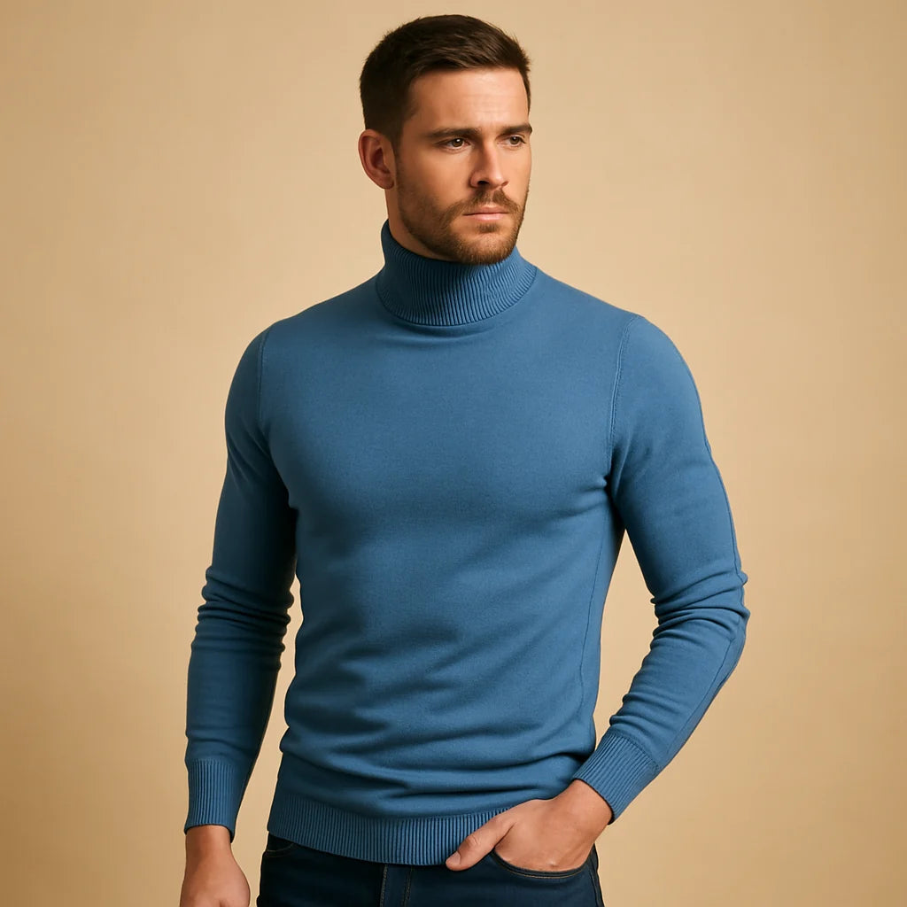 Men's Slim Fit Turtleneck Sweater