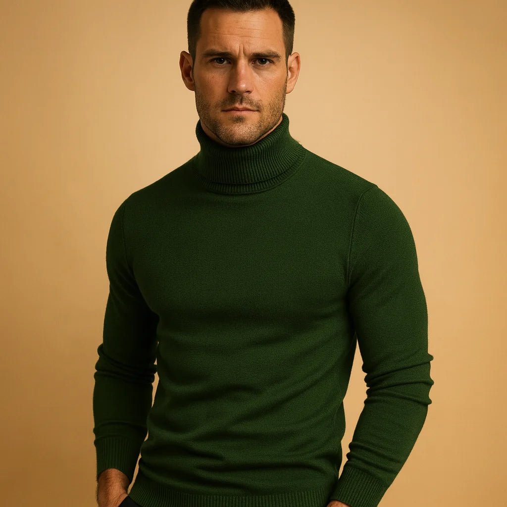 Men's Slim Fit Turtleneck Sweater