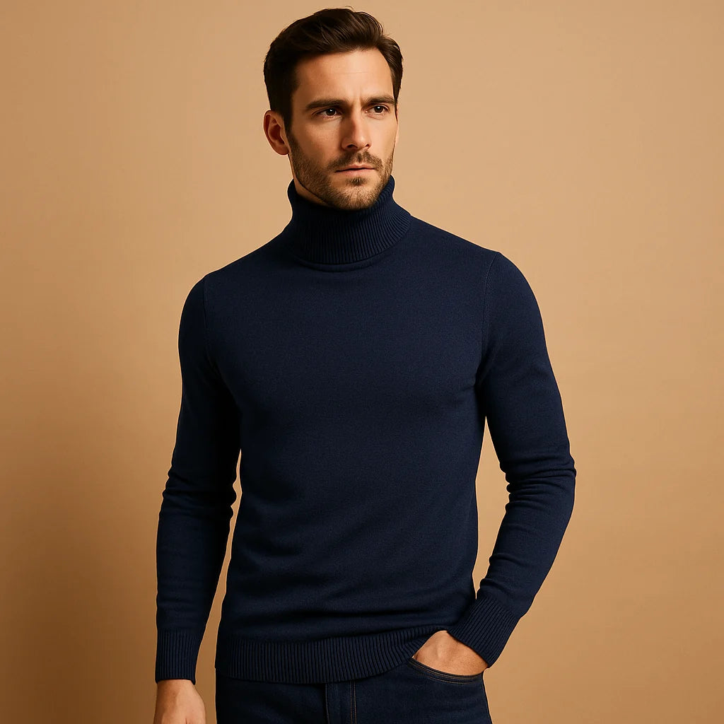 Men's Slim Fit Turtleneck Sweater