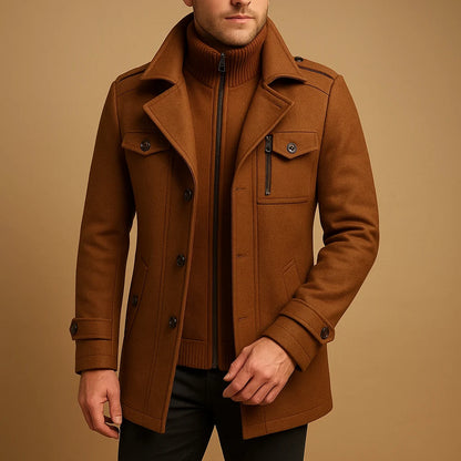Men's Slim Fit Two-Piece Winter Jacket