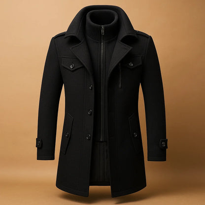 Men's Slim Fit Two-Piece Winter Jacket