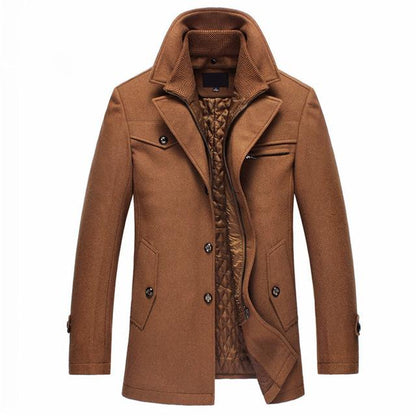 Men's Slim Fit Winter Jacket for Business and Casual Wear