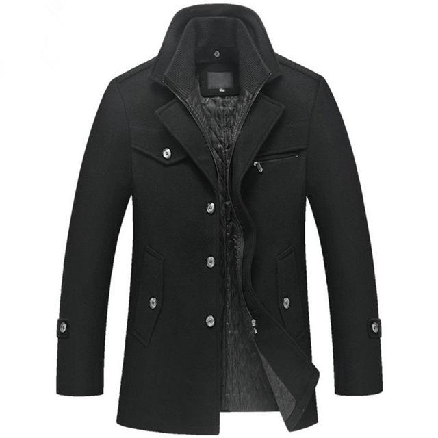 Men's Slim Fit Winter Jacket for Business and Casual Wear