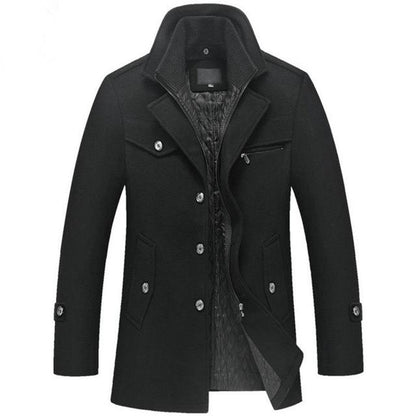 Men's Slim Fit Winter Jacket for Business and Casual Wear