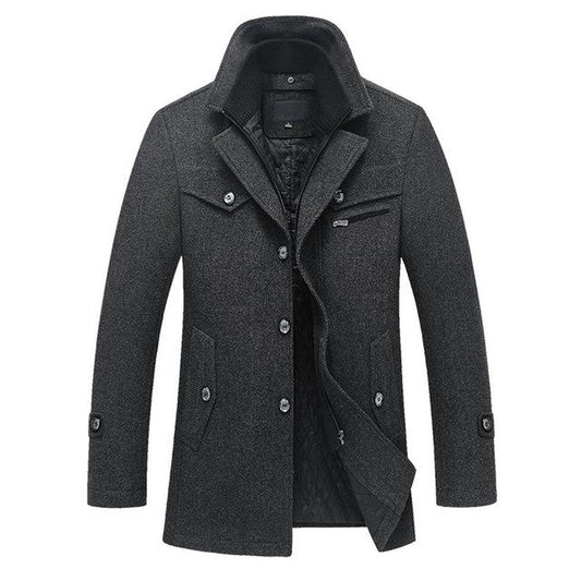 Men's Slim Fit Winter Jacket for Business and Casual Wear