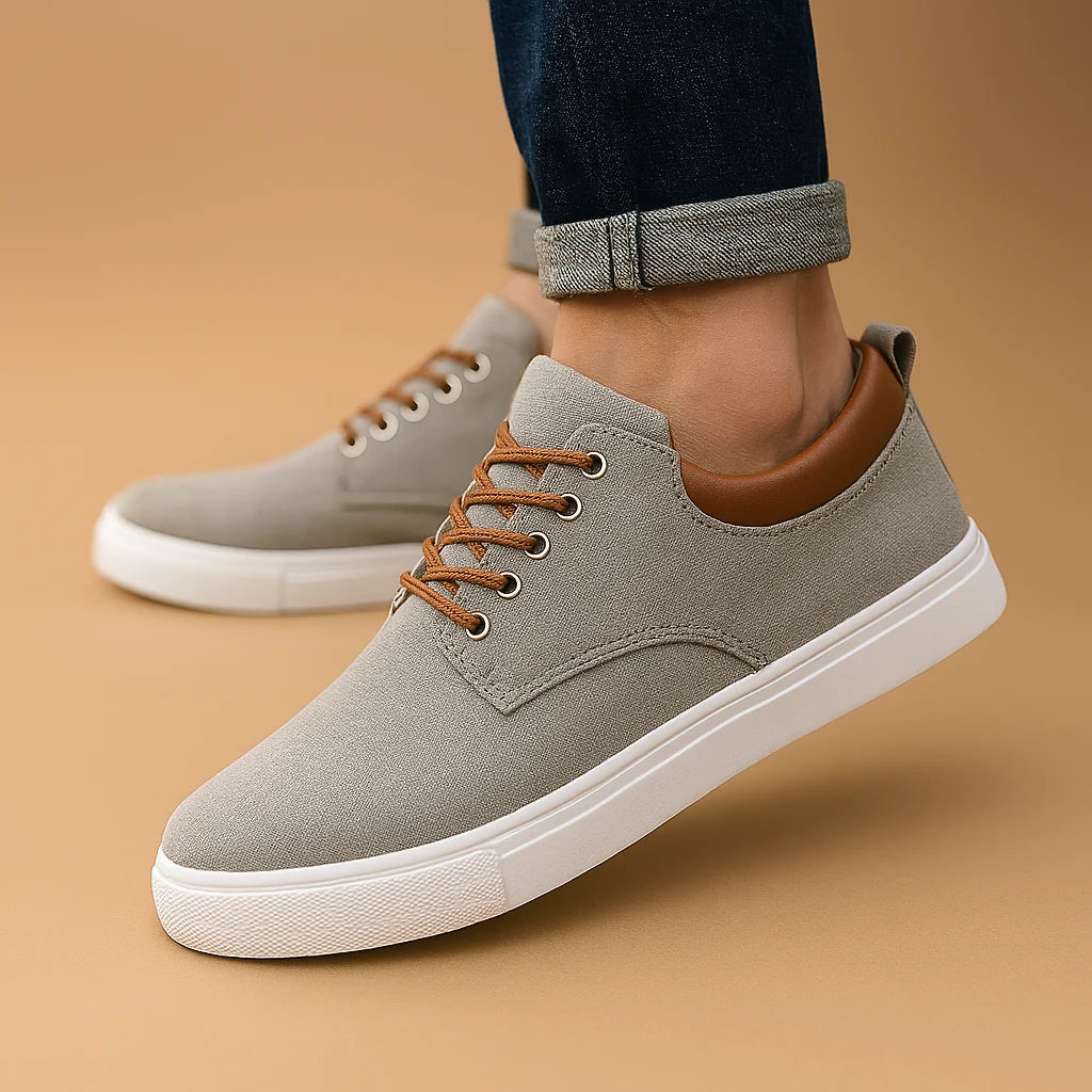 Men's Slip-On Shoes with Cushioned Sole for Comfort