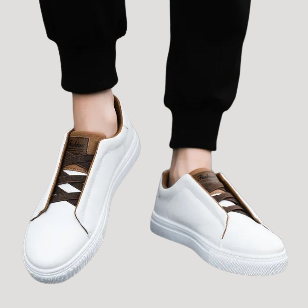 Men's Slip-On Sneakers Low Model for Everyday Wear
