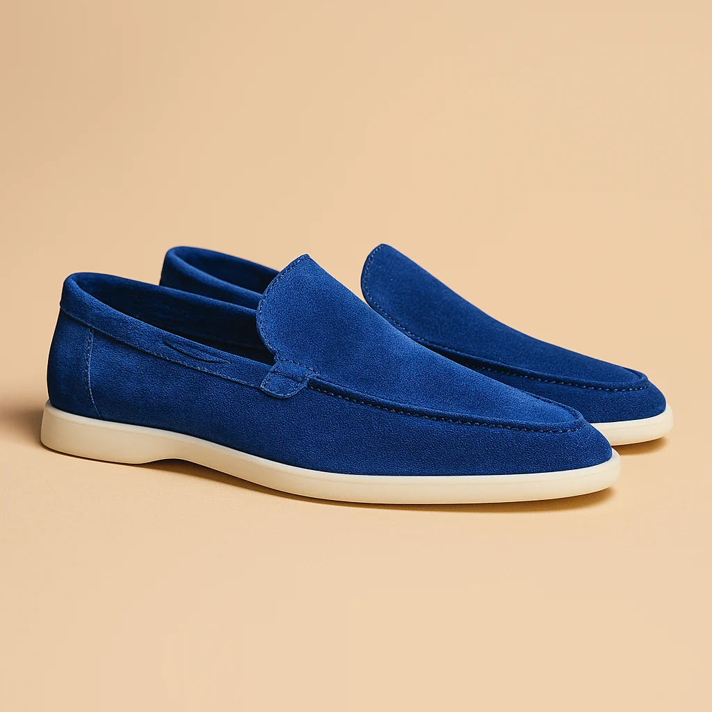 Men's Slip-On Suede Look Shoes with Non-Slip Sole