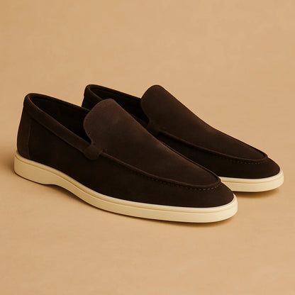 Men's Slip-On Suede Look Shoes with Non-Slip Sole