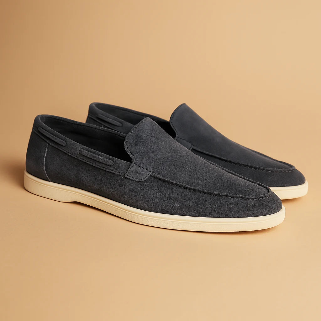 Men's Slip-On Suede Look Shoes with Non-Slip Sole