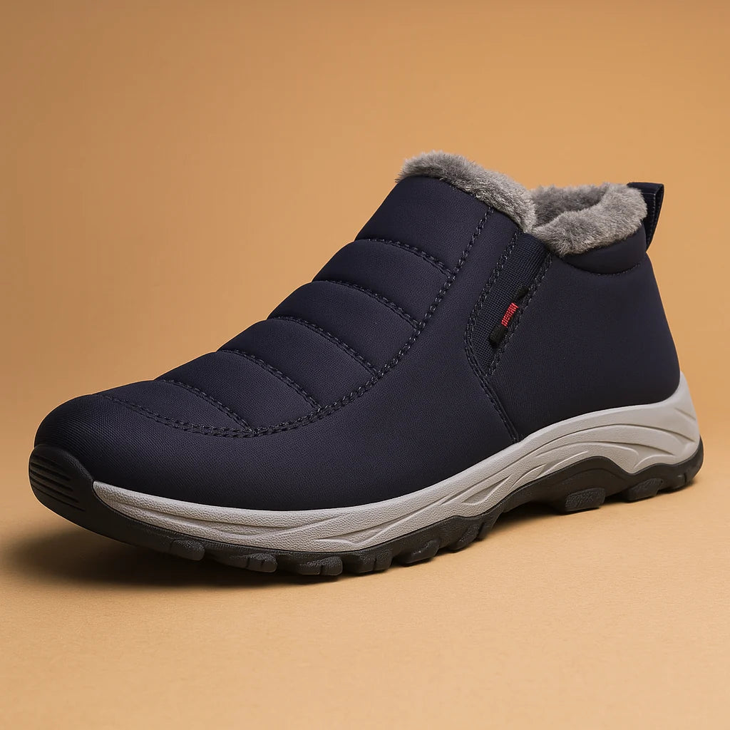 Men's Slip-On Winter Shoes with Plush Lining