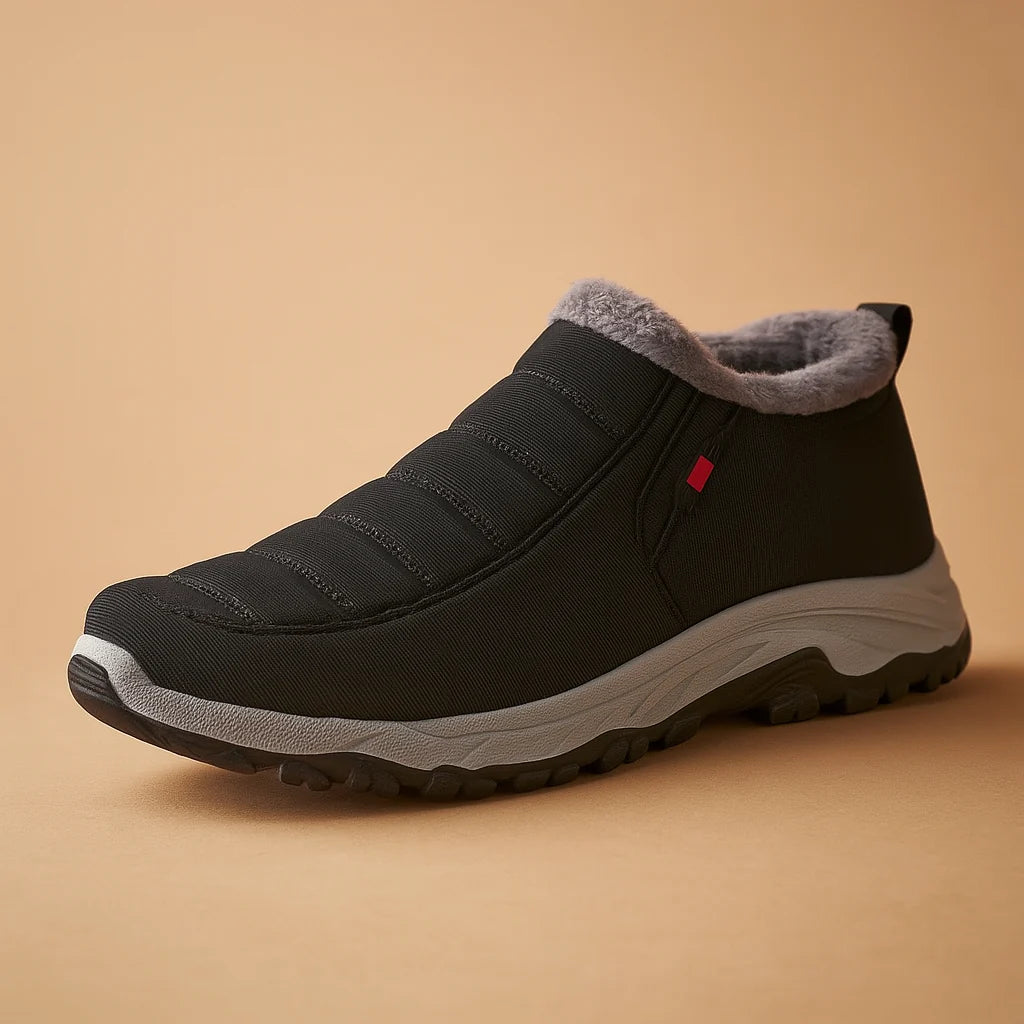 Men's Slip-On Winter Shoes with Plush Lining
